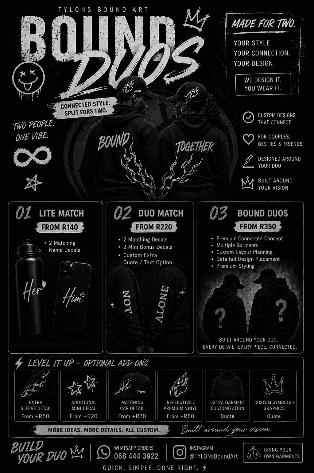 Bound Duos promotion flyer