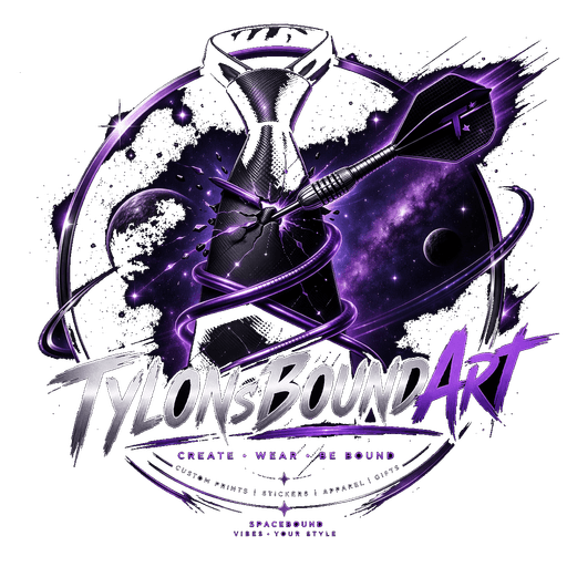 TYLONs Bound Art cosmic logo artwork
